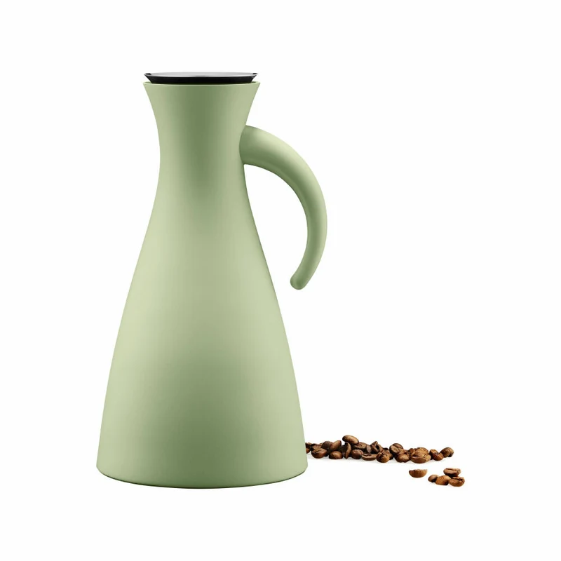 Eva Solo Isolierkanne Pistachio, Thermokanne, Edelstahl, Glas, Grün, 1 L, 502890