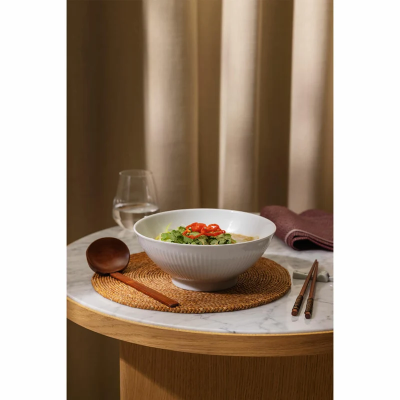 Eva Solo Ramen Bowl Leigo Nova White, Ramenschale, Porzellan, Weiß, 20 cm, 887422