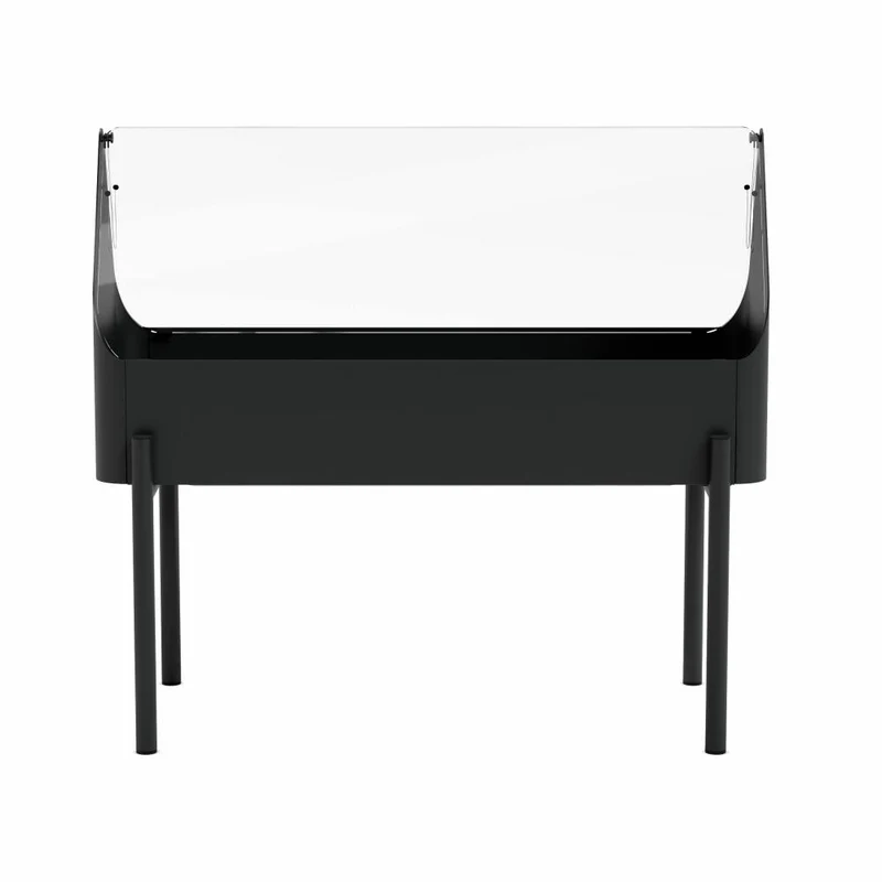 Eva Solo Pflanzenbox Simply Grow mit Gewächshaus, Aluminium, Glas, Kunststoff, Schwarz, 73 x 80 x 33 cm, 741010011