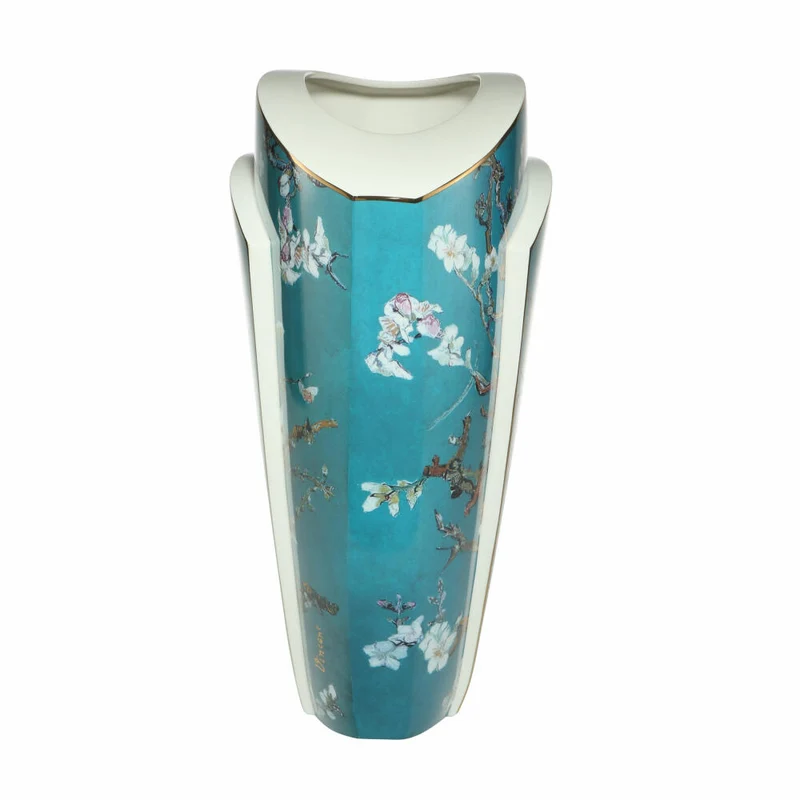 Goebel Vase Vincent van Gogh - Mandelbaum Blau, Porzellan, Bunt, 43 cm, 67061871