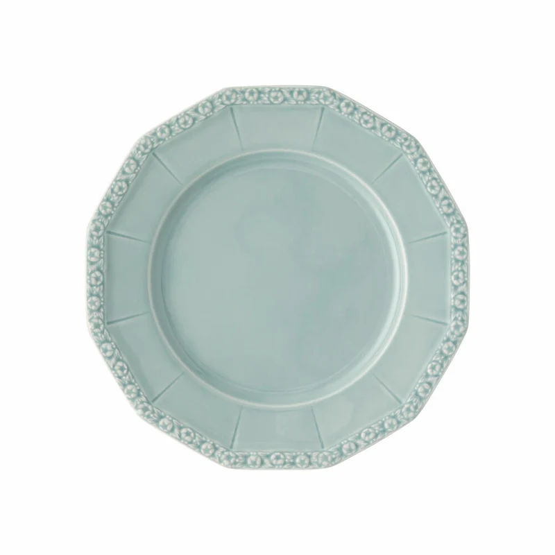 Rosenthal Speiseteller Maria Pale Mint, Porzellan, Grün, 26 cm, 10430-407167-10226