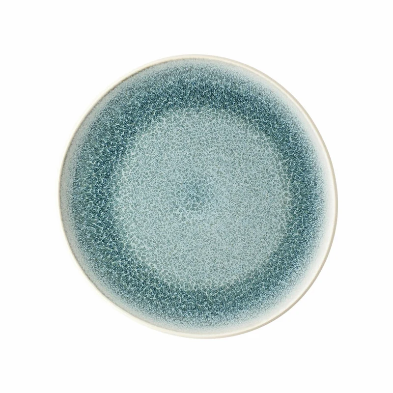 Rosenthal Teller Junto Aquamarine flach, Keramik, Blau, 27 cm, 21540-405253-60267