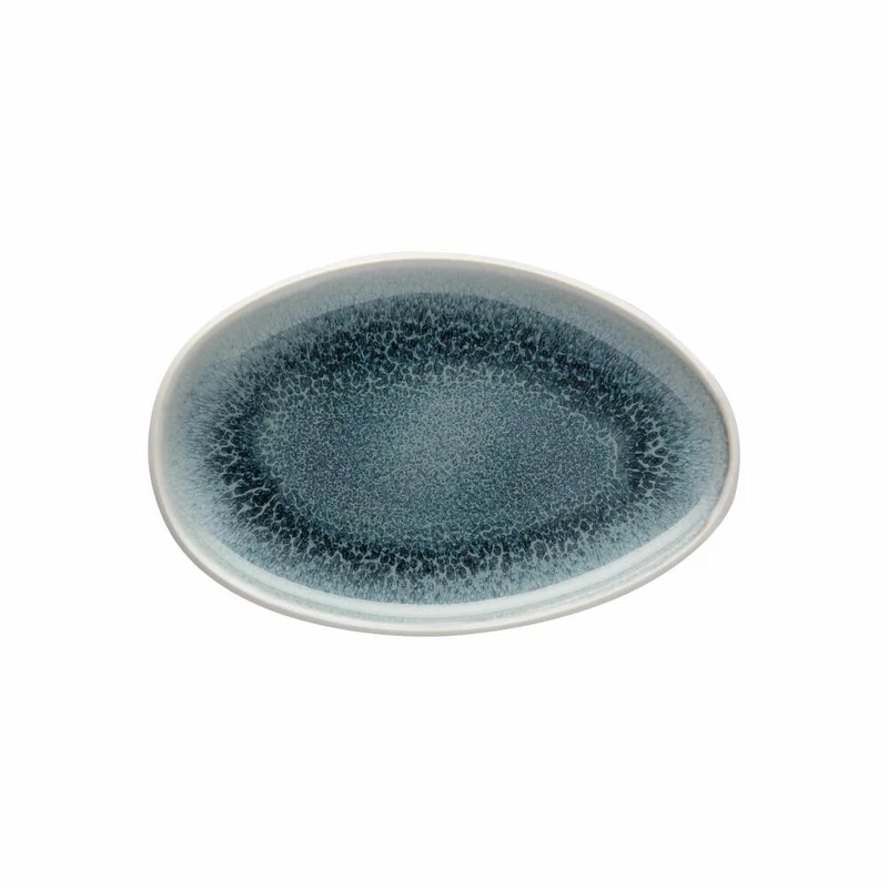 Rosenthal Servierplatte Junto Aquamarine, Keramik, Blau, 25 cm, 21540-405253-62725