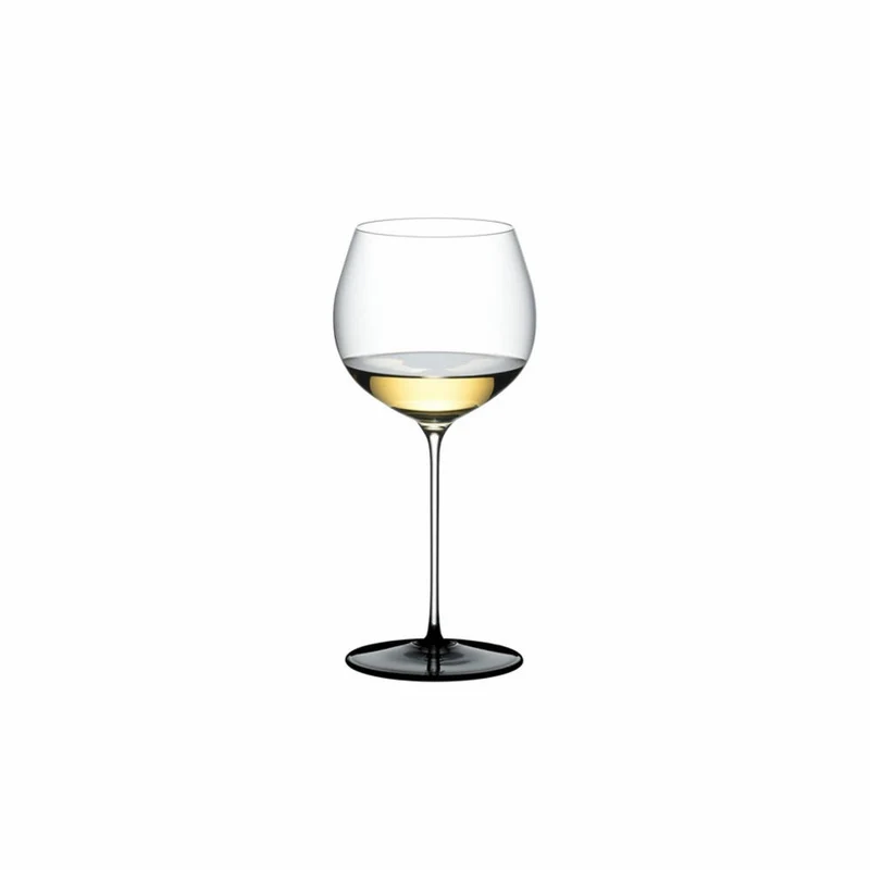 Riedel Fatto A Mano Black Tie Chardonnay, Weißweinglas, Weinglas, Kristallglas, 660 ml, 4110/07