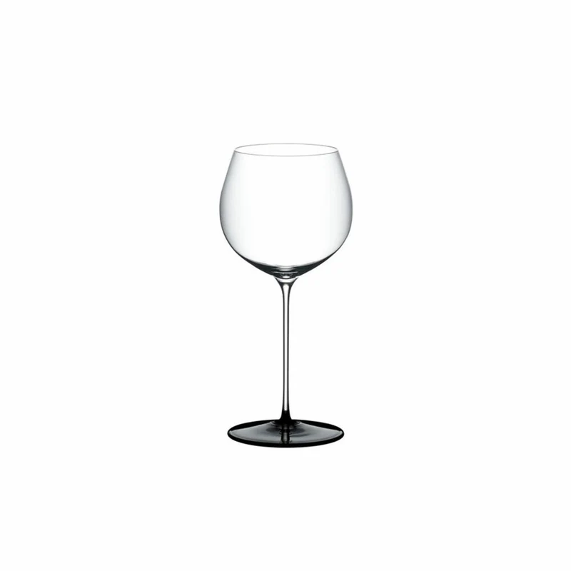 Riedel Fatto A Mano Black Tie Chardonnay, Weißweinglas, Weinglas, Kristallglas, 660 ml, 4110/07