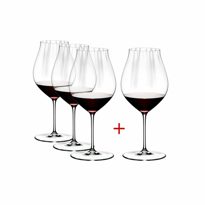Riedel Performance Pinot Noir, 4er Vorteilsset, Rotweinglas, Weinglas, Kristallglas, 830 ml, 5884/67-1