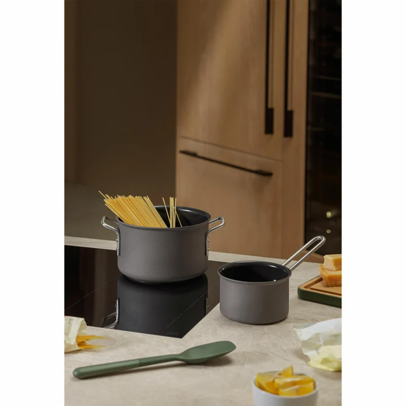 Eva Solo Kasserolle Grey Line, Topf, Aluminium, Edelstahl, Grau, 16 cm, 260318
