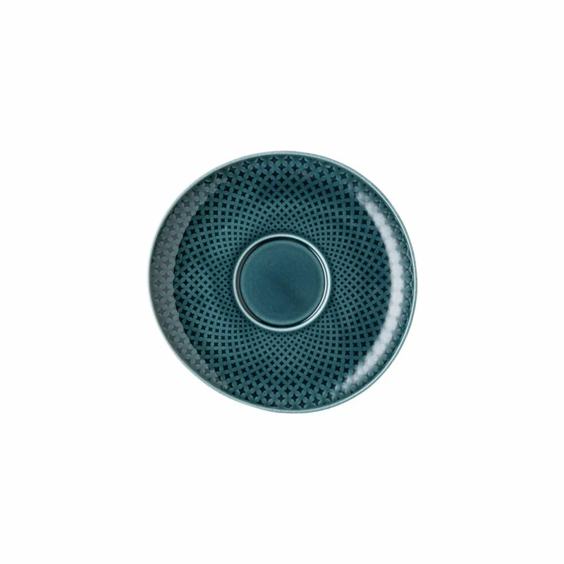 Rosenthal Cafe au Lait Untertasse Junto Ocean Blue, Porzellan, Blau, 17.9 cm, 10540-405202-14851