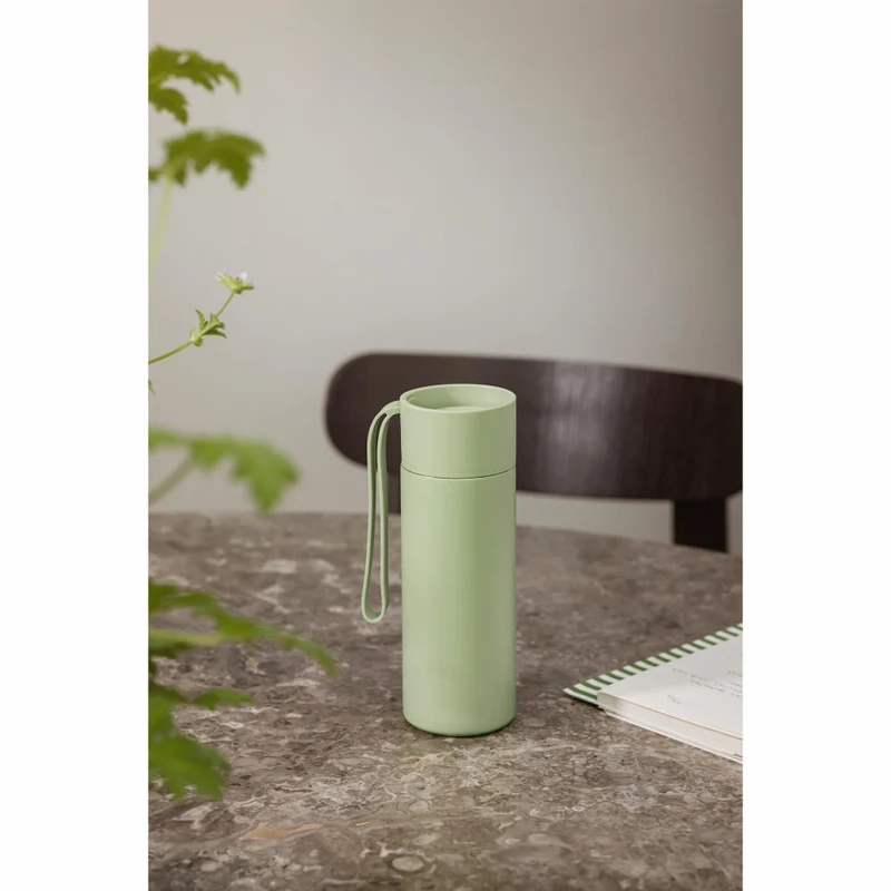 Eva Solo Isolierbecher To Go Cup Pistachio, Edelstahl, Kunststoff, Grün, 350 ml, 567009