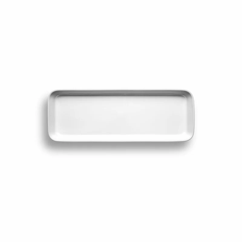 Eva Solo Servierplatte Legio Nova White, Porzellan, Weiß, 37 x 13 cm, 887394