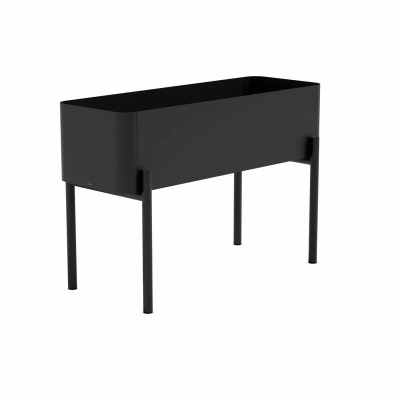 Eva Solo Pflanzenbox Simply Grow, Aluminium, Kunststoff, Schwarz, 53 x 80 x 33 cm, 741010010