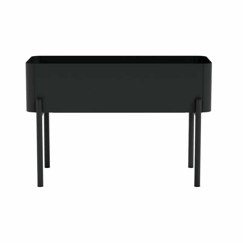 Eva Solo Pflanzenbox Simply Grow, Aluminium, Kunststoff, Schwarz, 53 x 80 x 33 cm, 741010010