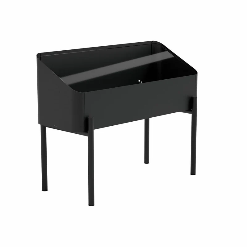 Eva Solo Anzuchtbox Simply Grow, Aluminium, Glas, Kunststoff, Schwarz, 33 x 63 x 80 cm, 741010012