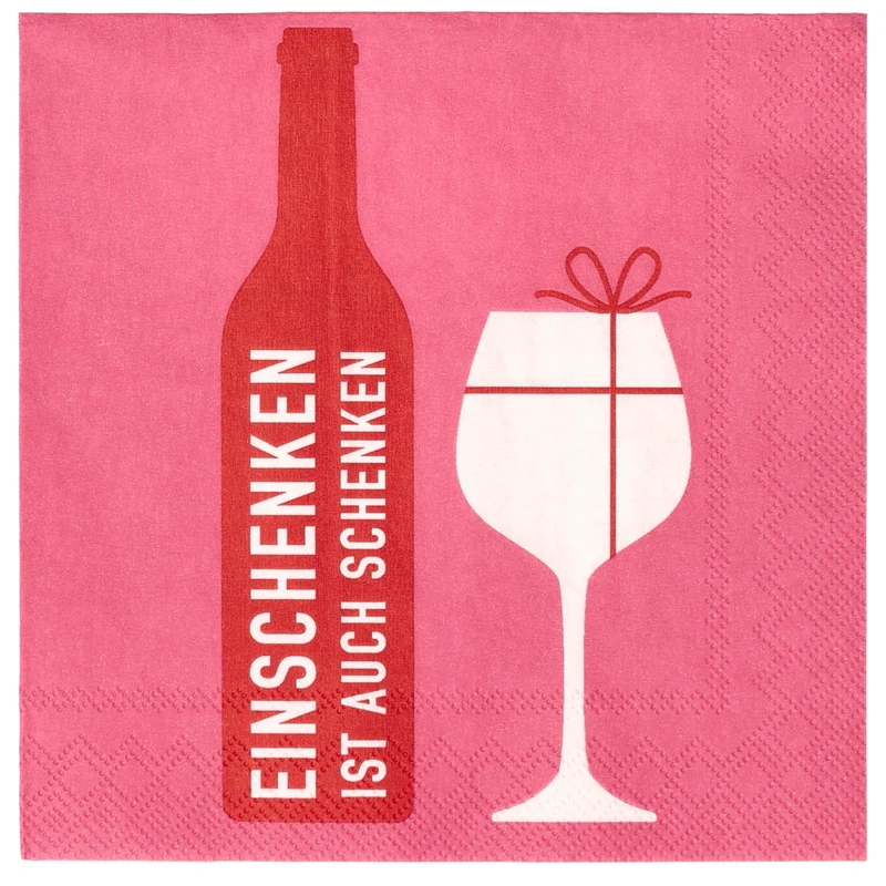 RAEDER DESIGN Cocktailservietten Einschenken