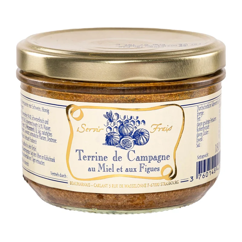 Landpastete mit Honig und Feigen – 190g