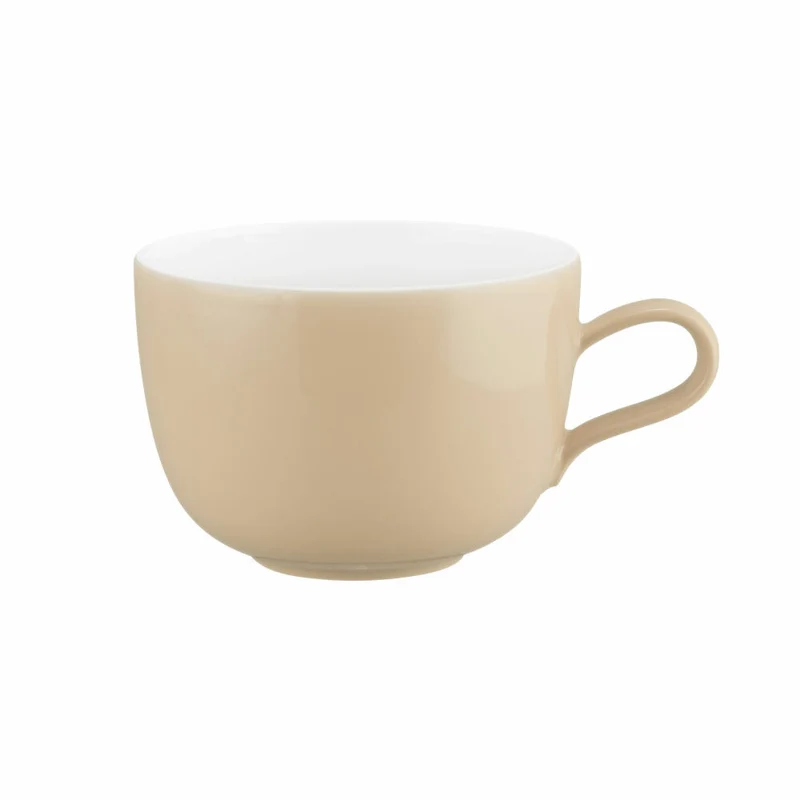 Seltmann Weiden Milchkaffeeobertasse Liberty Pure Colors Dusty Beige, Kaffeetasse, Porzellan, 400 ml, 001.775934