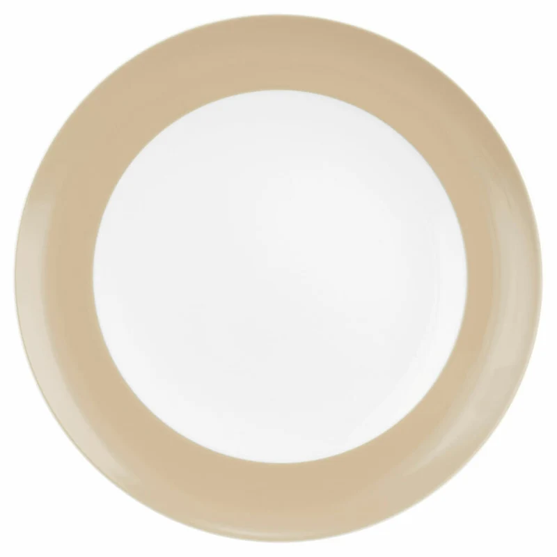 Seltmann Weiden Speiseteller Rund mit Fahne Liberty Pure Colors Dusty Beige, Teller, Porzellan, 27.3 cm, 001.775930