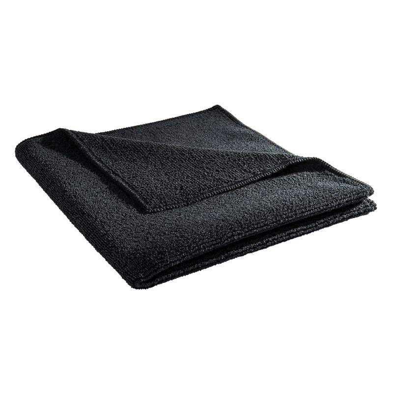 Spezial Mikrofasertuch kettgewirkt 40x40 cm schwarz