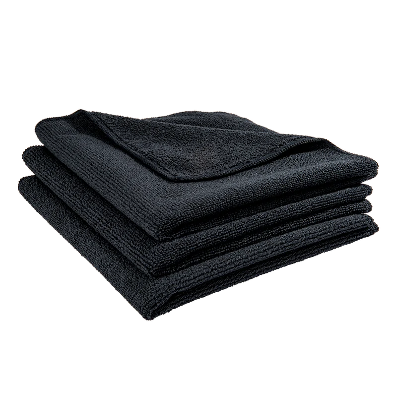 Spezial Mikrofasertuch kettgewirkt 40x40 cm schwarz