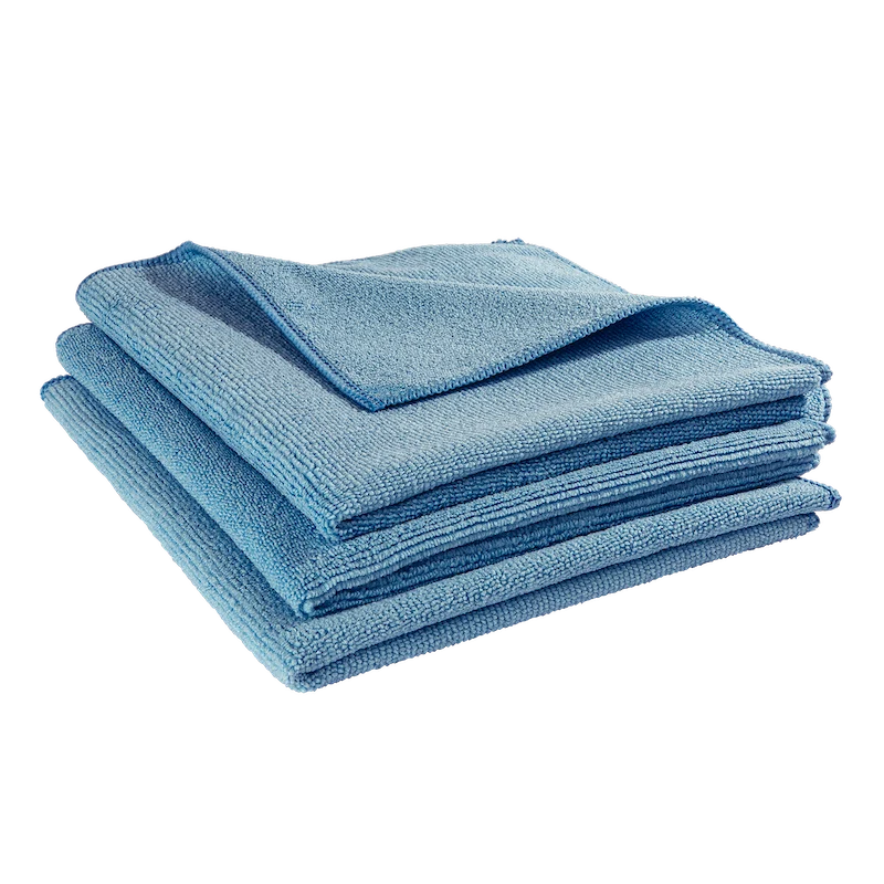 Spezial Mikrofasertuch kettgewirkt 40x40 cm blau