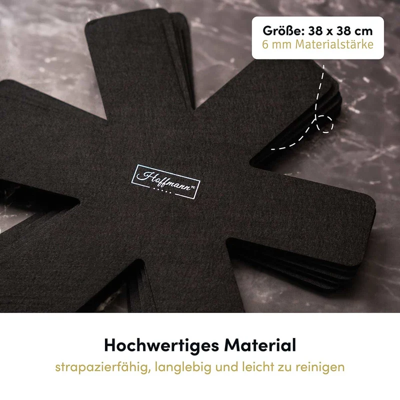 Extra starke Pfannenschoner (6 Stück) I zuverlässiger Schutz