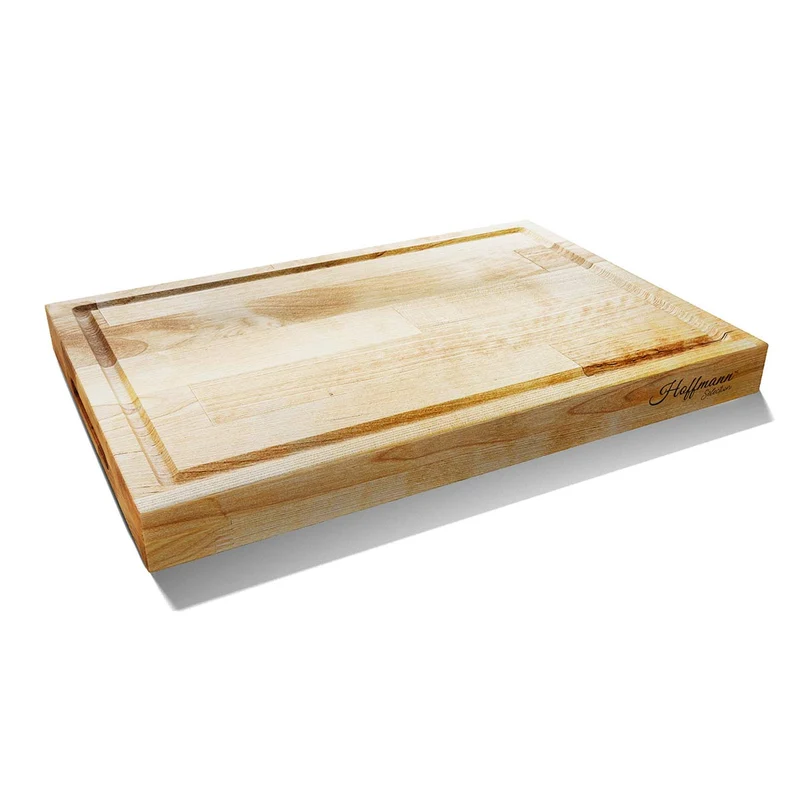 Massives Schneidebrett 43x30 cm I 40 mm starkes Birkenholz