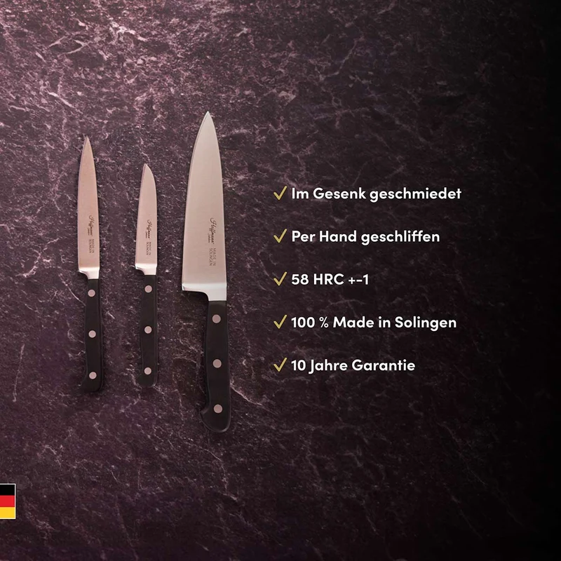 Messer Basisausstattung, 3-teilig I Made in Solingen