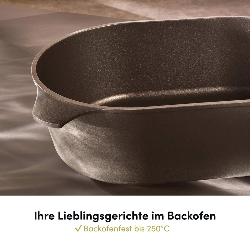 Großer Bräter 2in1 - 39.2 x 26.3 cm I Inkl. Pfannendeckel