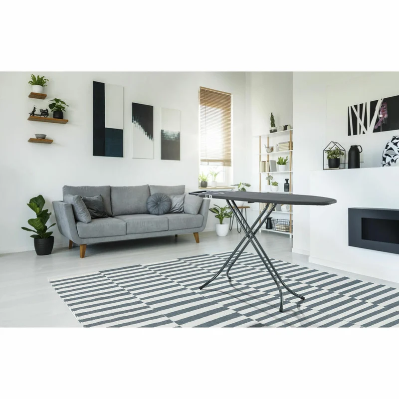 Leifheit Bügeltisch Classic M Black, höhenverstellbar, 120 x 38 cm, 72486
