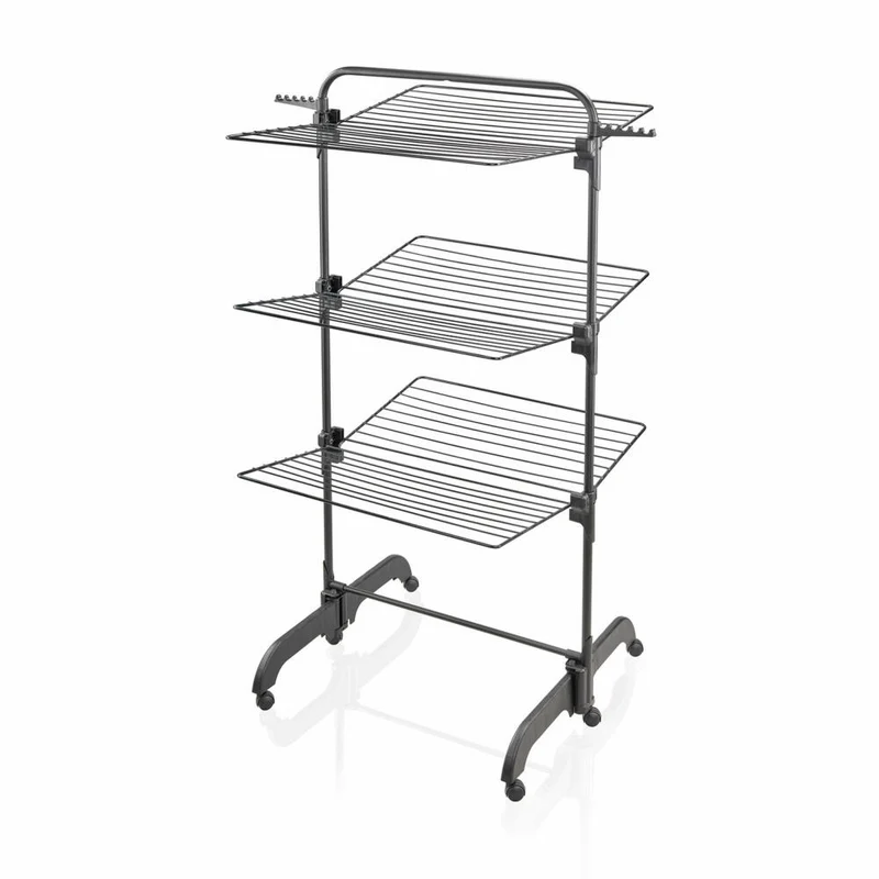 Leifheit Turmtrockner Comfort Tower 420 Black, Trockenständer, Wäschetrockner, 81691