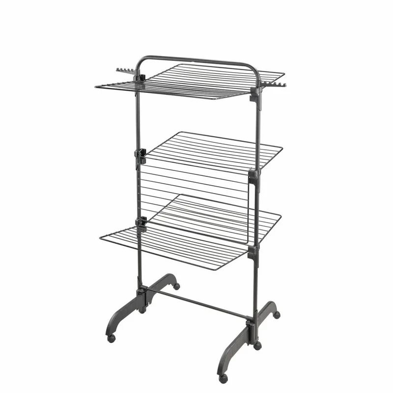 Leifheit Turmtrockner Comfort Tower 420 Black, Trockenständer, Wäschetrockner, 81691