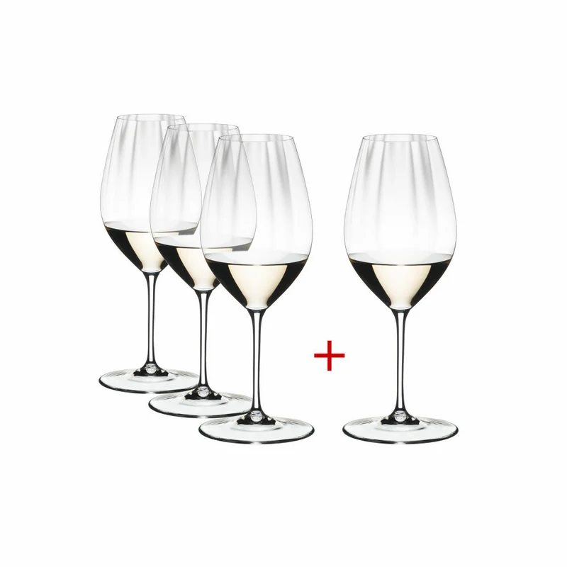 Riedel Performance Riesling, 4er Vorteilsset, Weißweinglas, Weinglas, Kristallglas, 623 ml, 5884/15-1