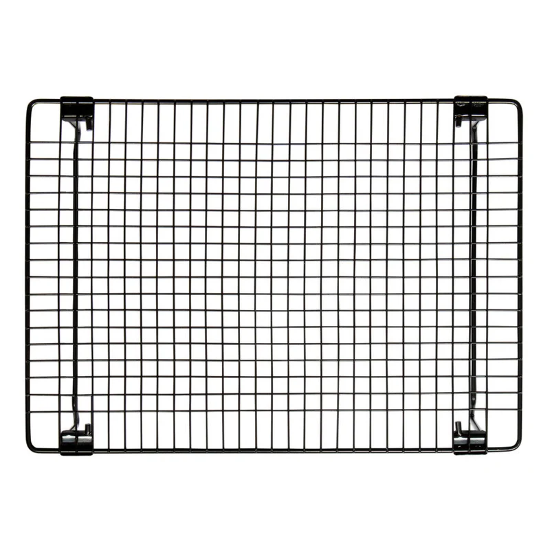 Städter Kühlgitter Rechteckig, Tortengitter, Metall, Schwarz, 34 cm, 464247