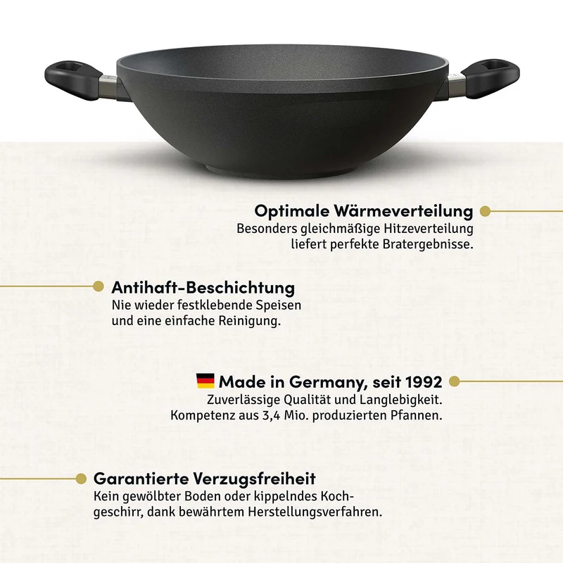 Wok Ø 32 cm I Deckel optional