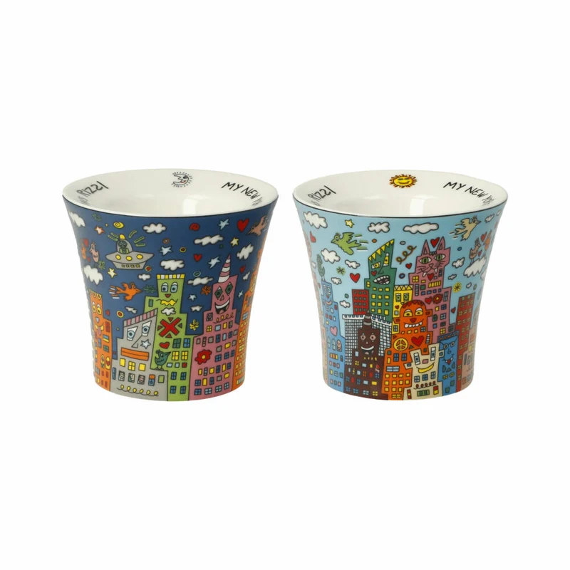 Goebel Eierbecher James Rizzi - My New York City, New Bone China, Bunt, 26103521