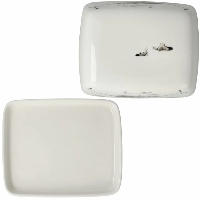 Goebel Dose Mittagspäuschen, Fine Bone China, Bunt, 14 x 11.5 cm, 26500421