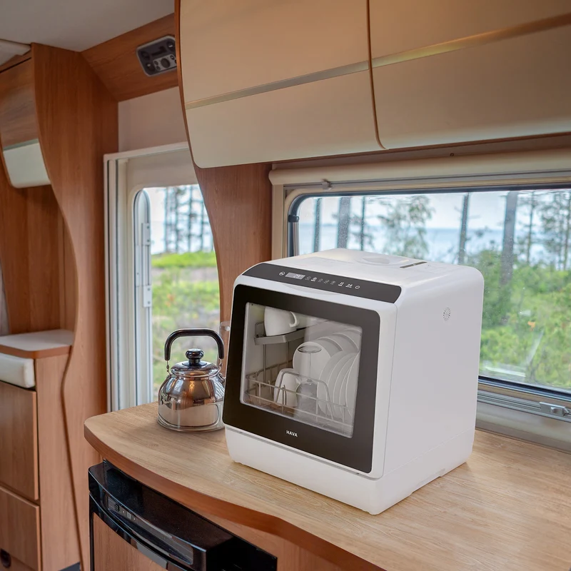 R01 Compact Countertop Dishwasher