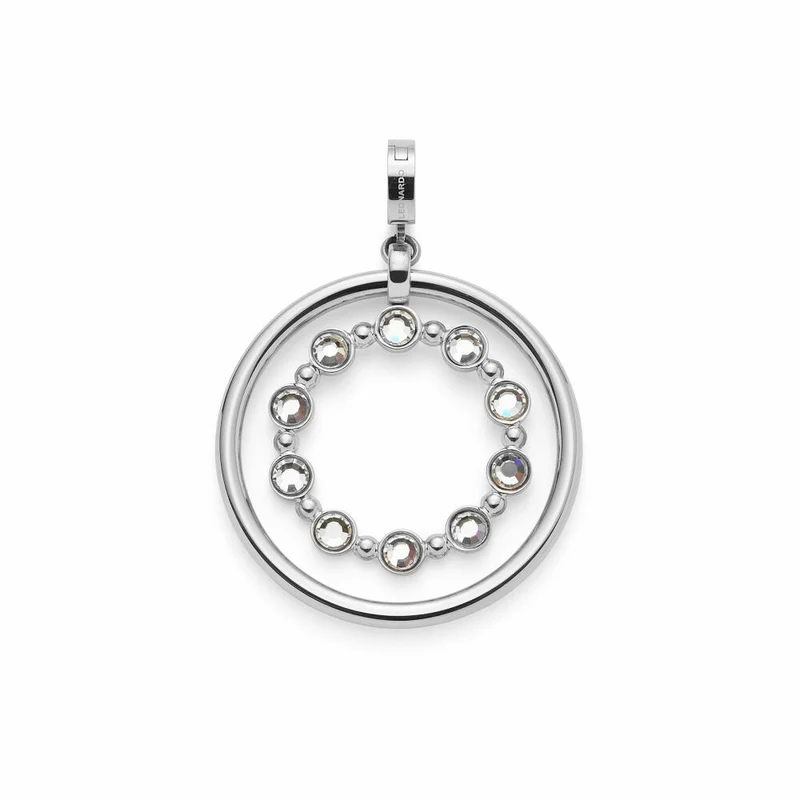 Leonardo Anhänger Bobby Clip & Mix, Kettenanhänger, Schmuck, Edelstahl, Zirkonia, 024945