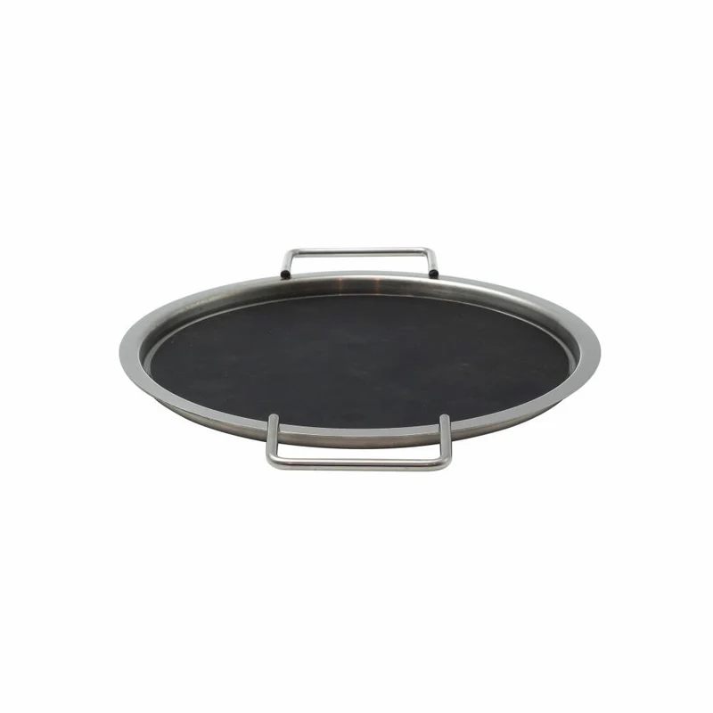 Eva Solo Abgießdeckel, Topfdeckel, Edelstahl, Schwarz, Silberfarben, 20 cm, 303020