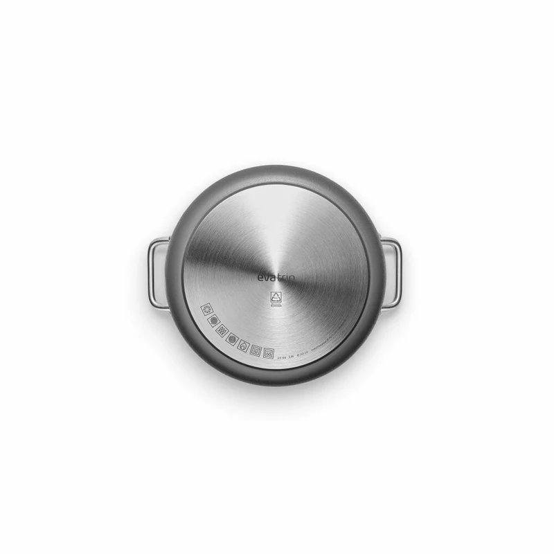 Eva Solo Topf Grey Line, Kochtopf, Aluminium, Edelstahl, Grau, 20 cm, 260338