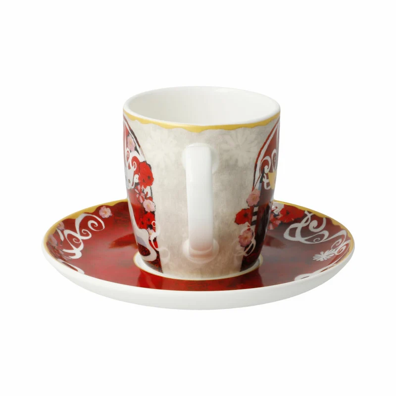 Goebel Espressotasse Rosina Wachtmeister - Templi dell amore, Fine Bone China, 100 ml, 66861401
