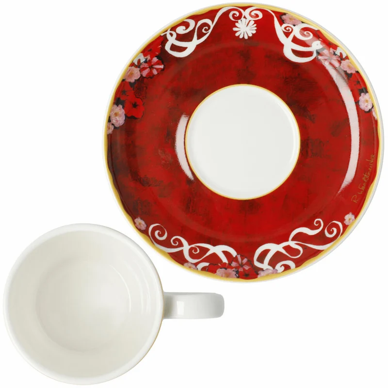 Goebel Espressotasse Rosina Wachtmeister - Templi dell amore, Fine Bone China, 100 ml, 66861401