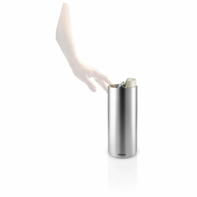 Eva Solo Isolierbecher Urban To Go Cup Coconut, Edelstahl, Kunststoff, Beige, 350 ml, 567114