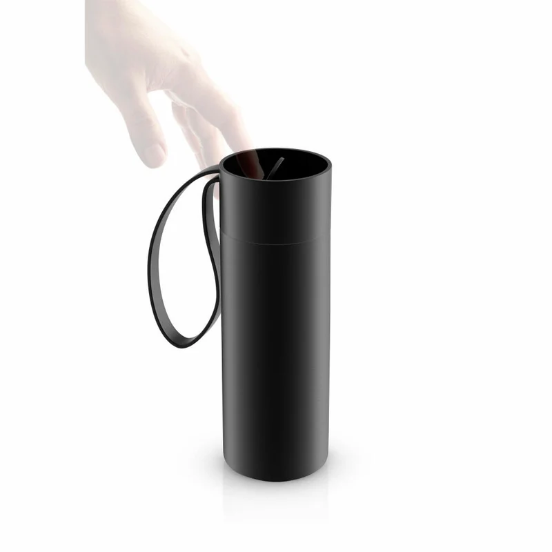 Eva Solo Isolierbecher To Go Cup Black, Edelstahl, Kunststoff, Schwarz, 350 ml, 567010