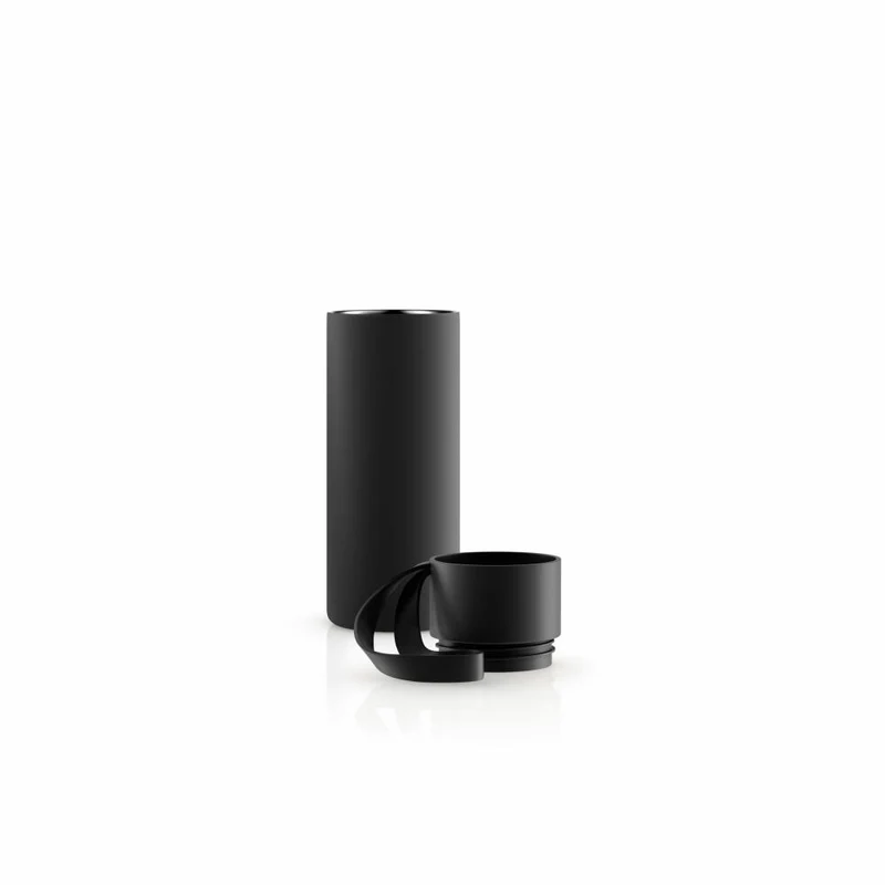 Eva Solo Isolierbecher To Go Cup Black, Edelstahl, Kunststoff, Schwarz, 350 ml, 567010