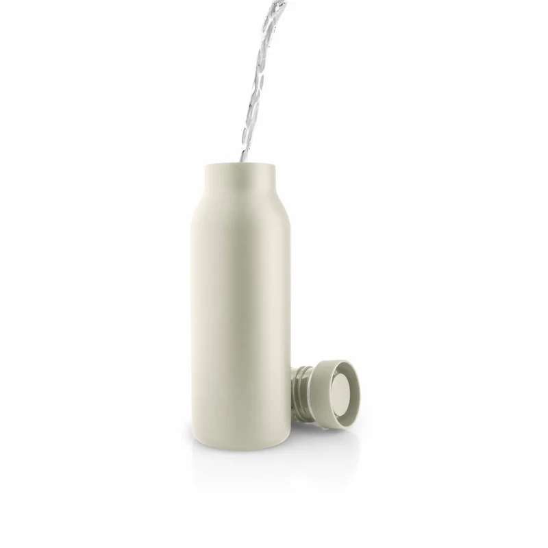 Eva Solo Isolierflasche Urban Coconut, Edelstahl, Kunststoff, Beige, 500 ml, 575039