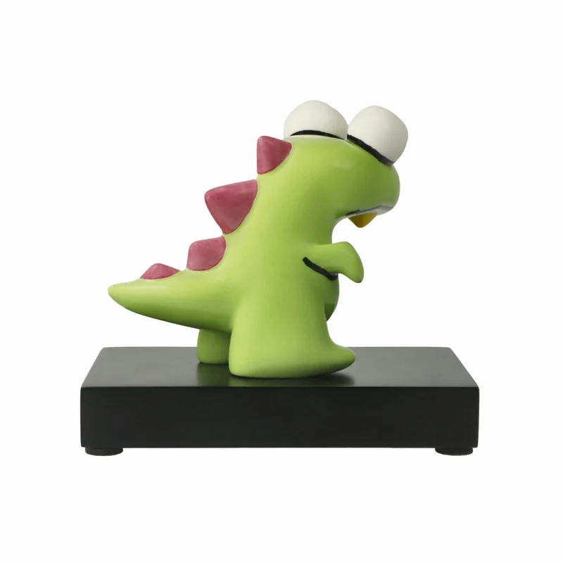 Goebel Figur Ed Heck - Roar, Dinosaurier, Porzellan, Grün, 14 cm, 67200161