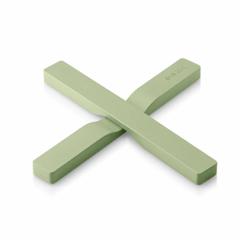 Eva Solo Magnetischer Untersetzer 2-tlg. Pistachio, Topfuntersetzer, Nylon, Silikon, Grün, 20 cm, 530775