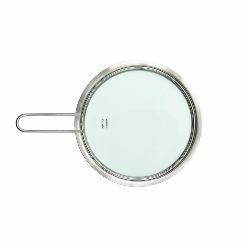 Eva Solo Glasdeckel, Topfdeckel, Pfannendeckel, Edelstahl, Glas, Silberfarben, 20 cm, 301020