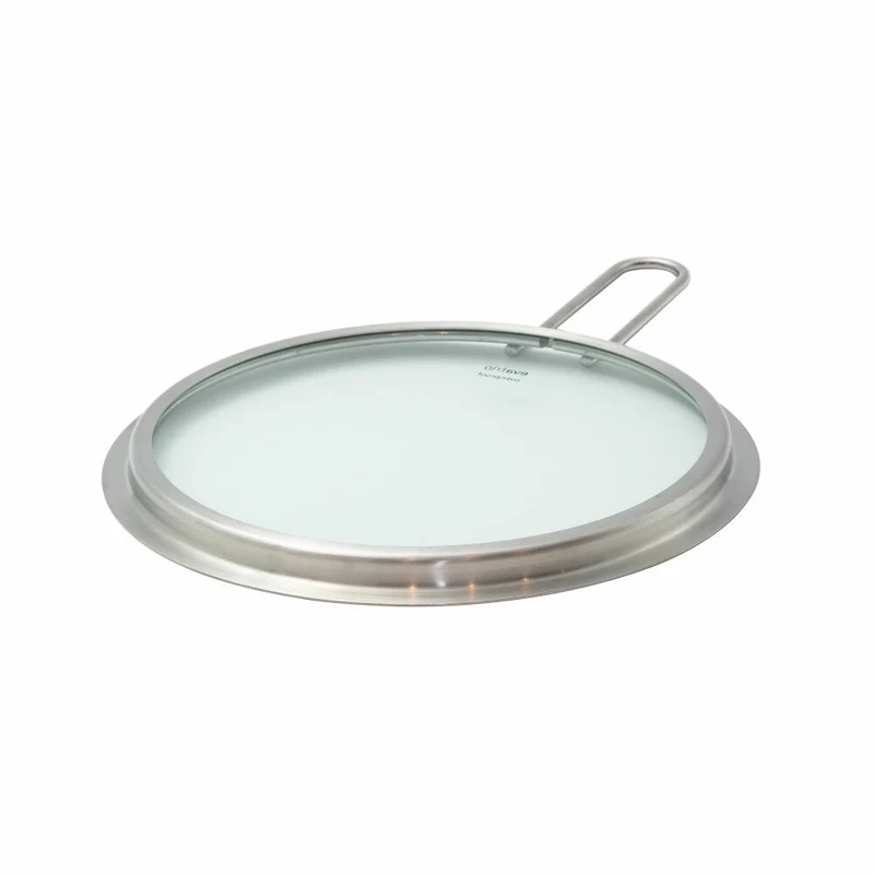 Eva Solo Glasdeckel, Topfdeckel, Pfannendeckel, Edelstahl, Glas, Silberfarben, 20 cm, 301020
